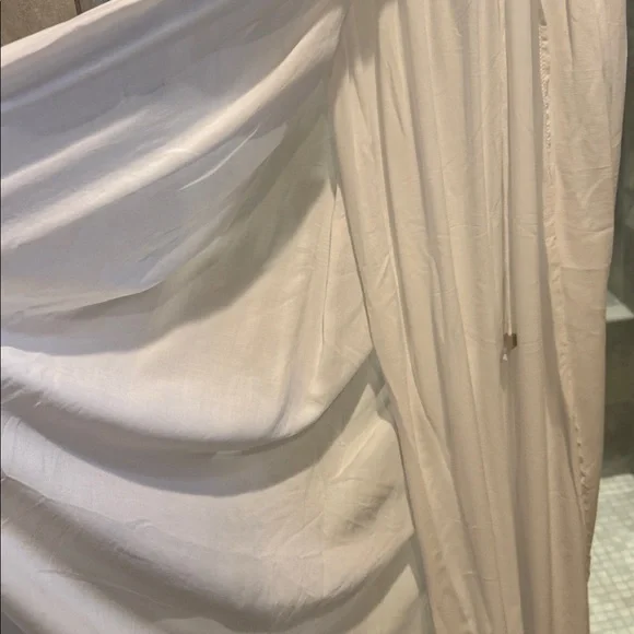 Classic White Swimsuit Coverup/Caftan, New - Picture 4 of 5